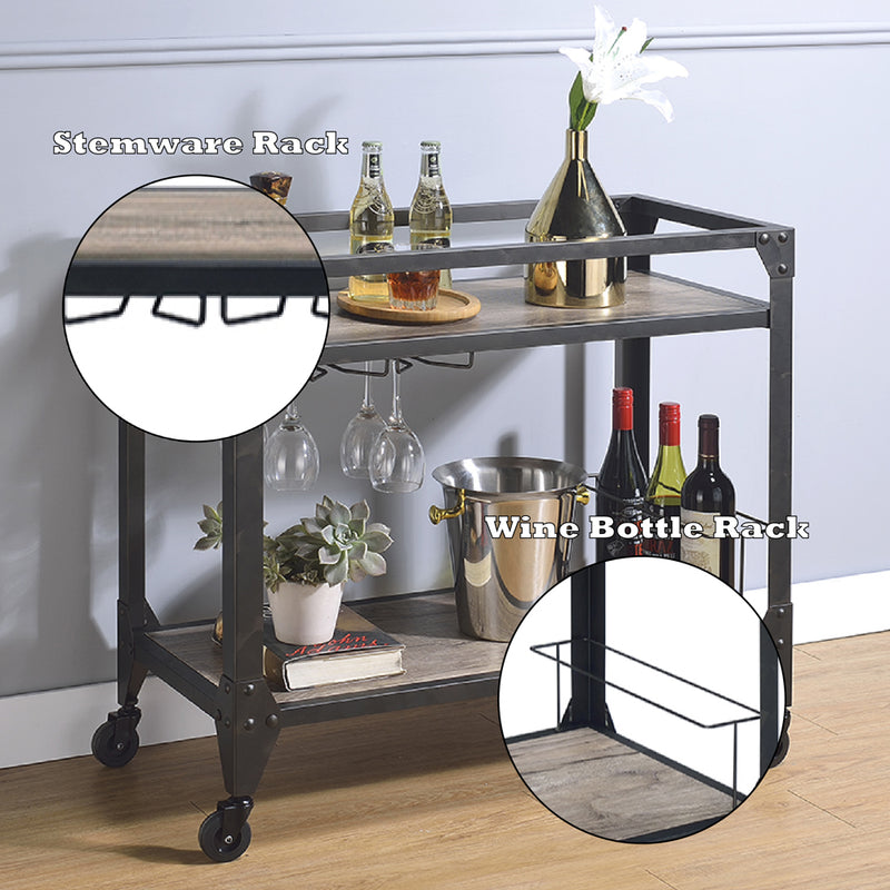Jorgensen Kitchen Island & Serving Cart