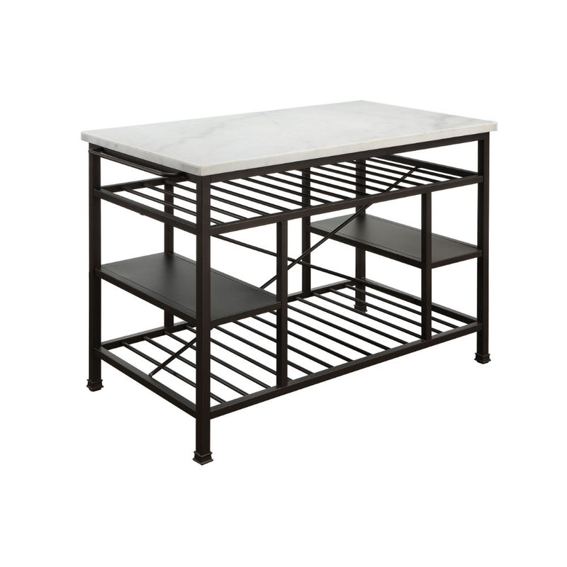 Lanzo Kitchen Island & Serving Cart