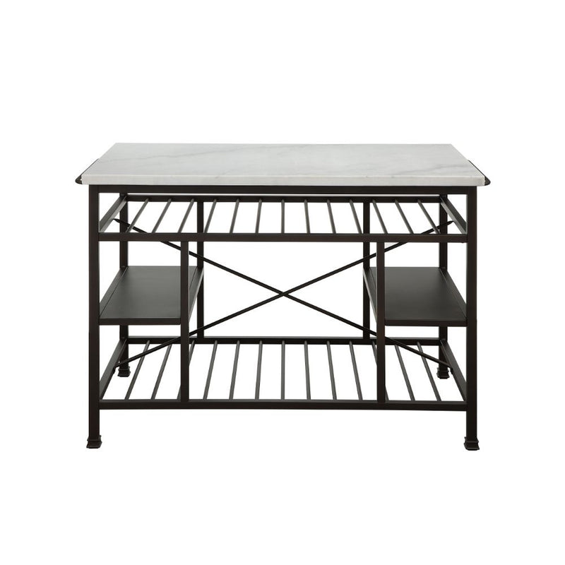 Lanzo Kitchen Island & Serving Cart