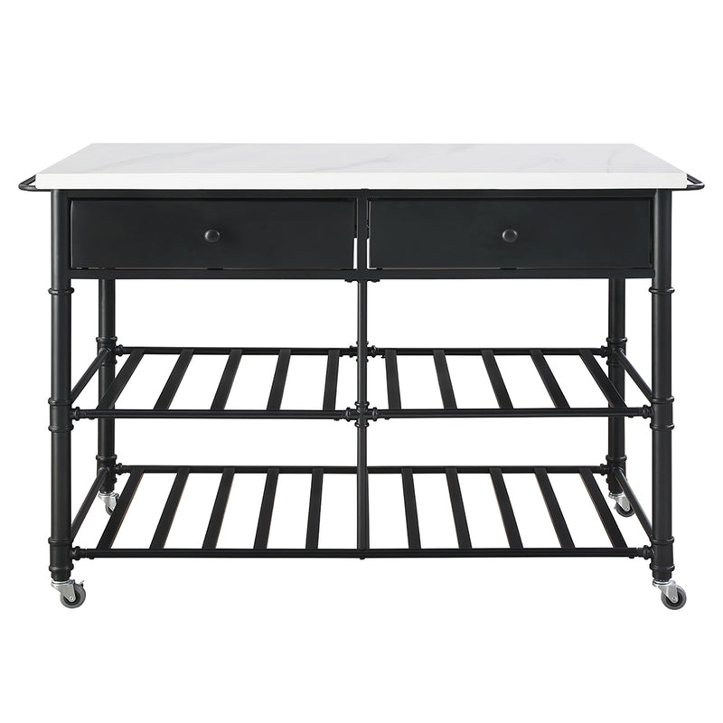 Emery Kitchen Island & Serving Cart