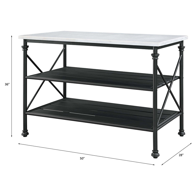 Brahm Kitchen Island & Serving Cart