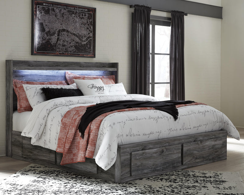 Baystorm Panel Bed with 6 Storage Drawers
