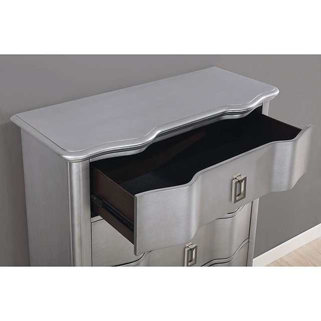 Aalok Silver/Warm Gray California King Bed