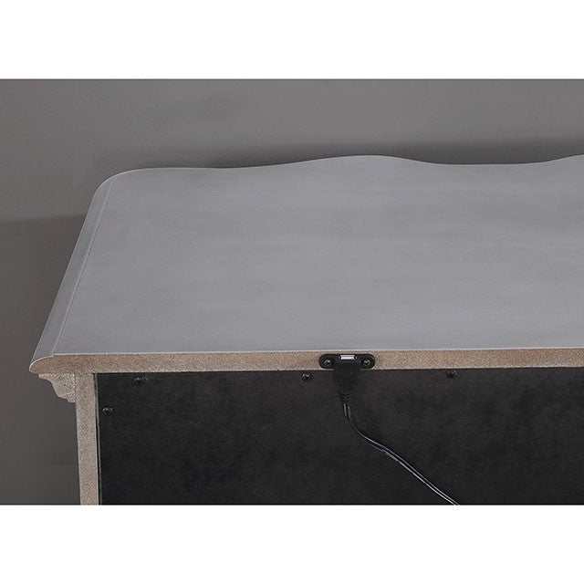 Aalok Silver/Warm Gray California King Bed