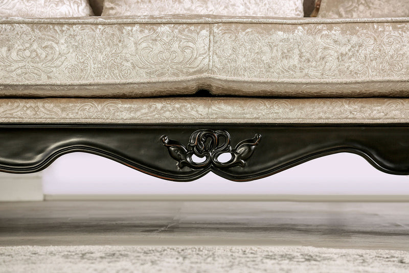 Acapulco Black/Off-White Sofa