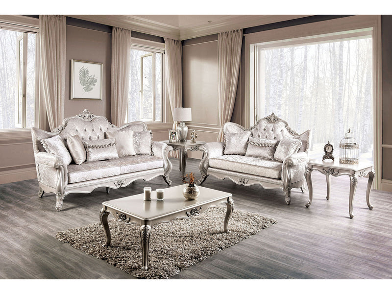 Acapulco Off-White Sofa & Loveseat