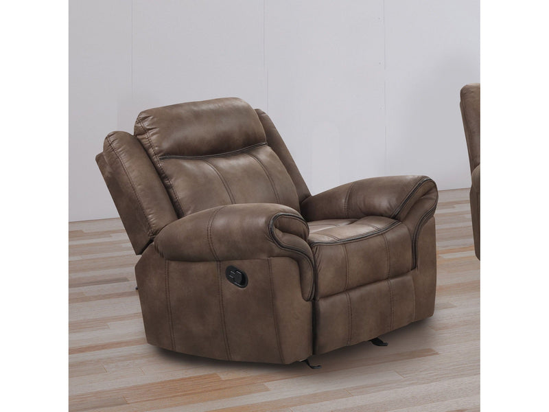 Agata Brown Glider Recliner