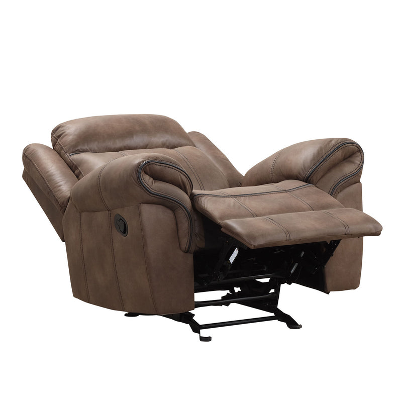 Agata Brown Sofa & Loveseat & Chair