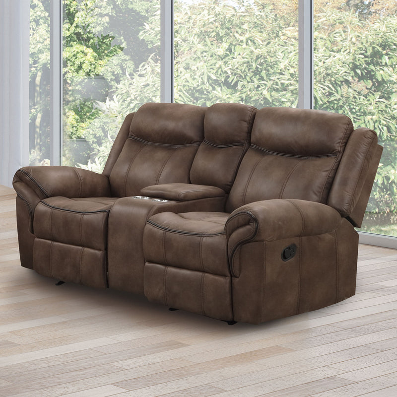 Agata Brown Sofa & Loveseat