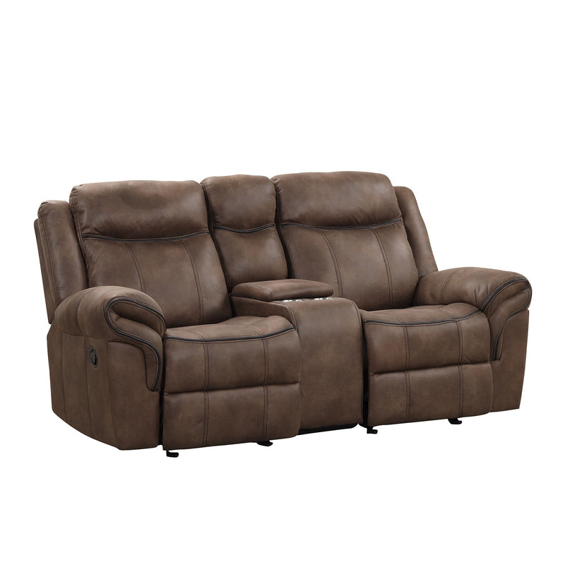 Agata Brown Sofa & Loveseat