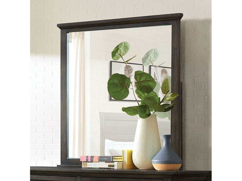 Alaina Walnut 5mm Beveled Mirror