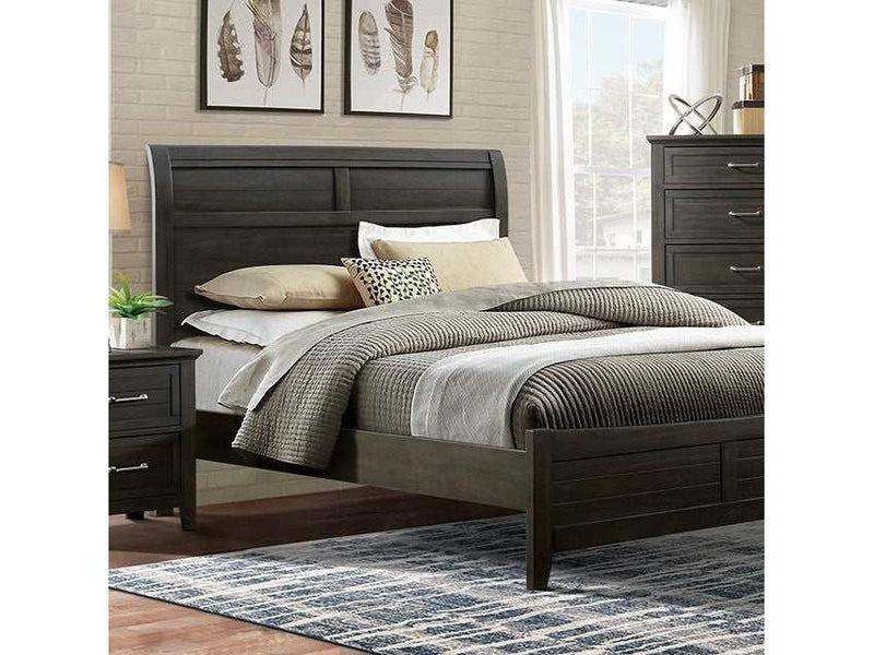 Alaina Walnut Eastern King Bed