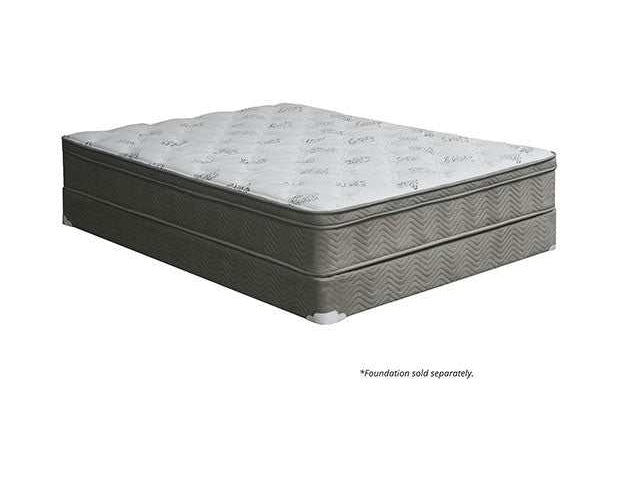 Aleksa White/Gray 11" Euro Top  Queen Mattress
