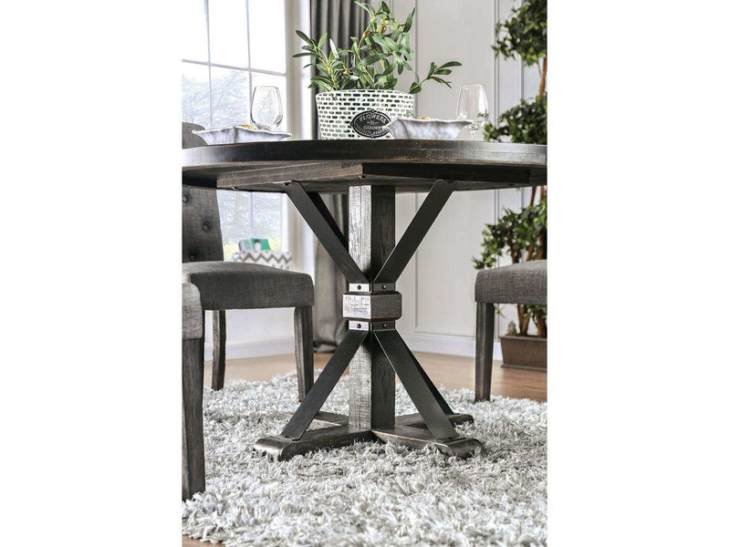 Alfred Antique Black/Ivory 5 Pc. Round Dining Room Set