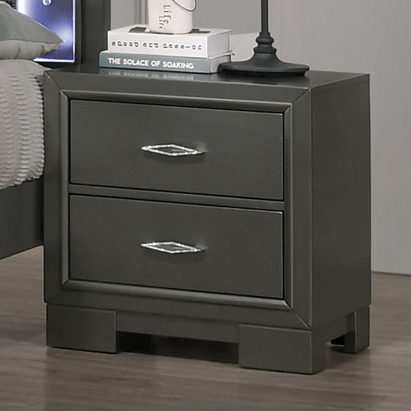 Alison Dark Walnut 5 Pc. Queen Bedroom Set w/ Chest