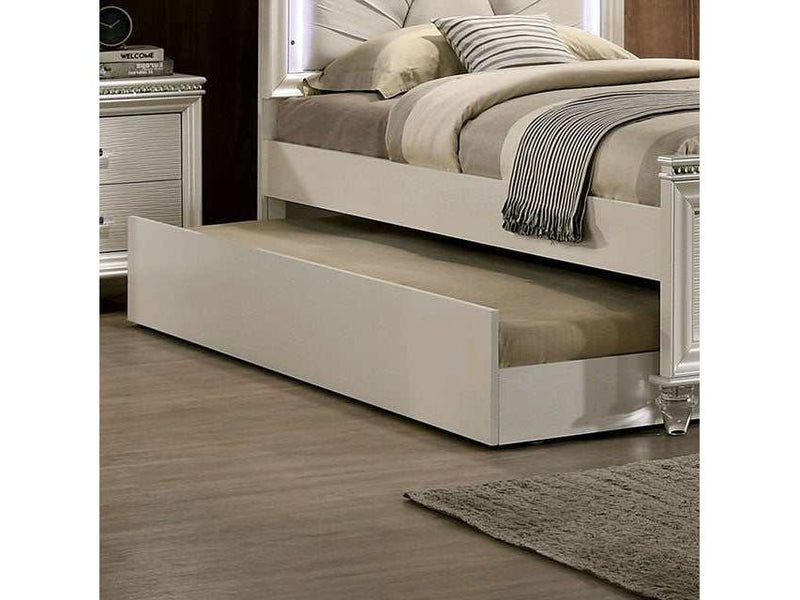 Allie Pearl White Trundle
