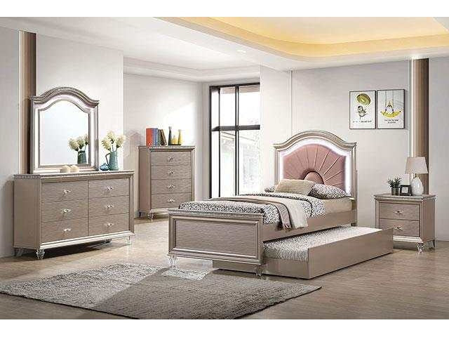 Allie Rose Gold 4 Pc. Full Bedroom Set