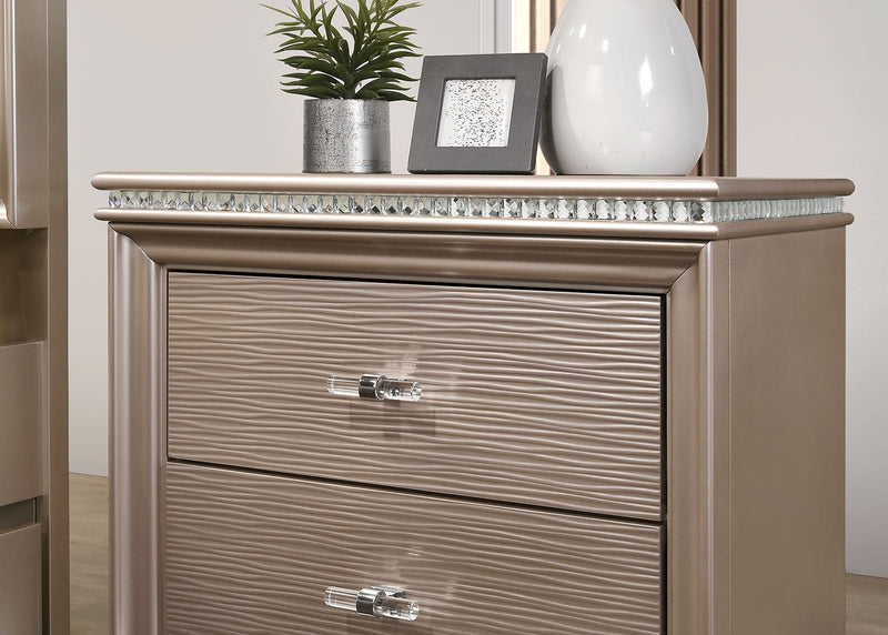 Allie Rose Gold 4 Pc. Full Bedroom Set