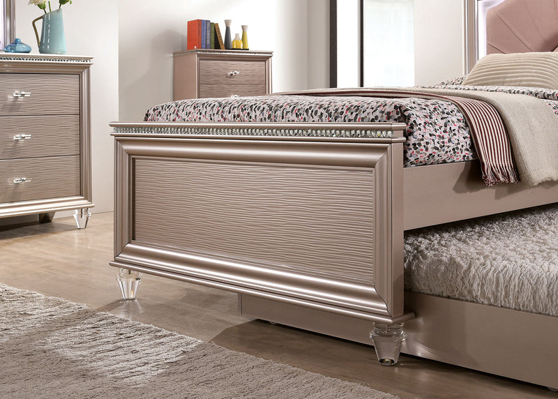 Allie Rose Gold 4 Pc. Twin Bedroom Set