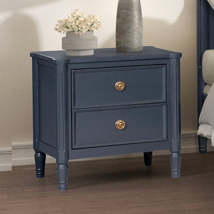 Altamira Malta Blue Queen 4 Piece Bedroom Set