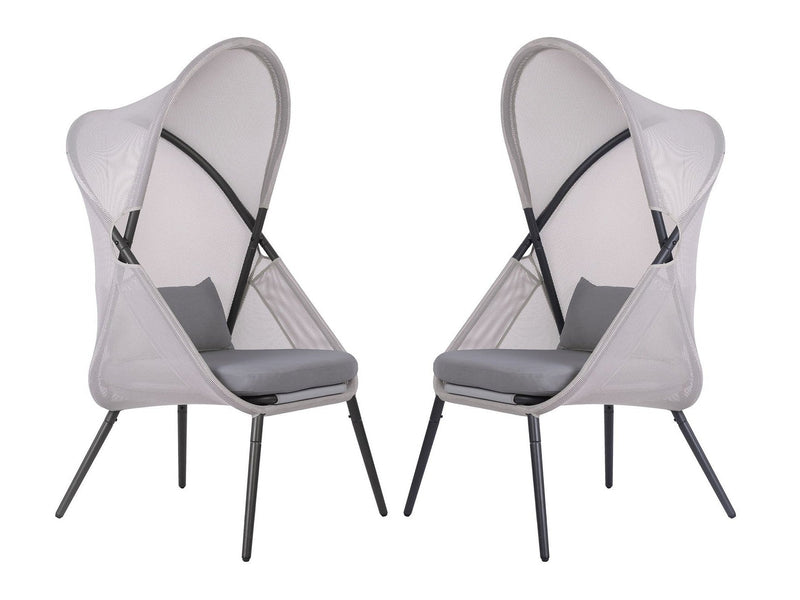Alverta Light Gray Outdoor Chair