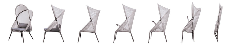 Alverta Light Gray Outdoor Chair