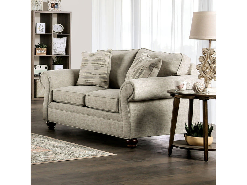 Amaya Cream Loveseat