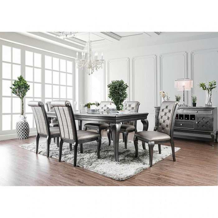 Amina Gray Dining Side Chair (Set of 2)