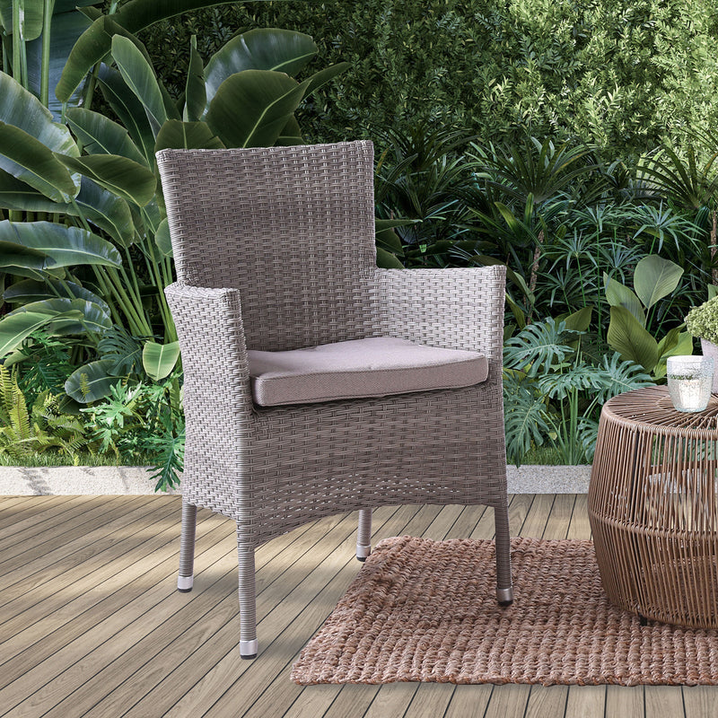 Aminta Gray 3 Pc. Patio Dining Set