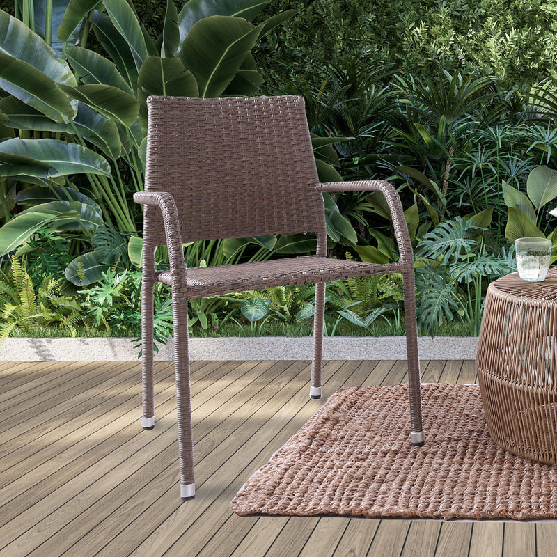 Aminta Natural 5 Pc. Patio Dining Set