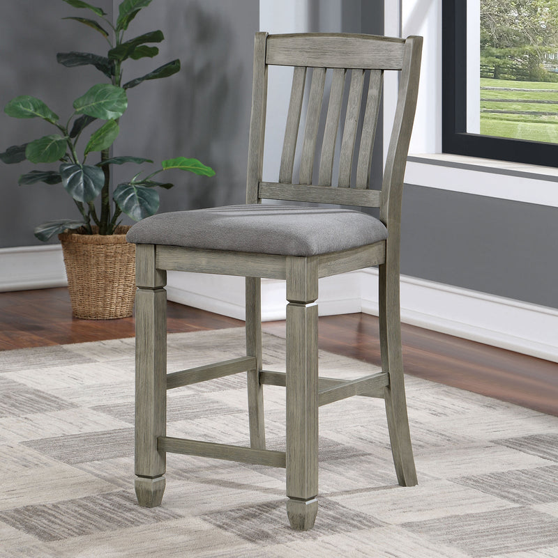 Anaya Gray/Light Gray 7 Pc. Counter Height Table Set
