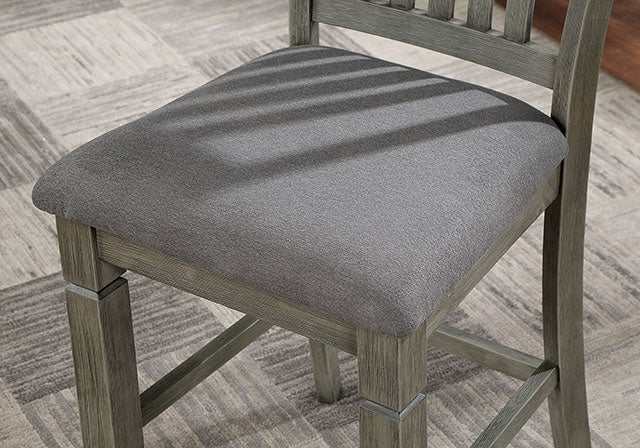 Anaya Gray/Light Gray Counter Height Chair (Set of 2)/Lt.