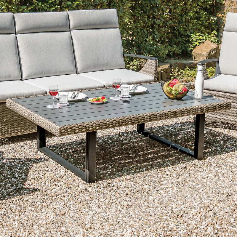 Antigua Gun Metal/Brown/Gray 6 Piece Patio Set