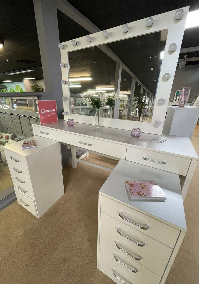 Aphrodite White Vanity Set