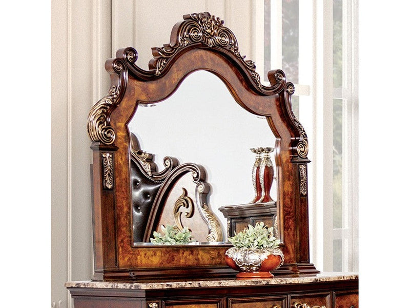 Aquilina Cherry/Oak Mirror