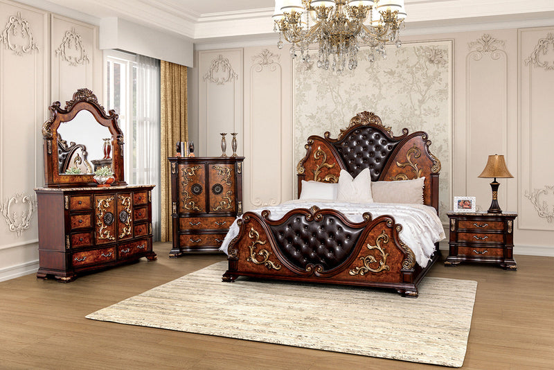 Aquilina Cherry/Oak Mirror