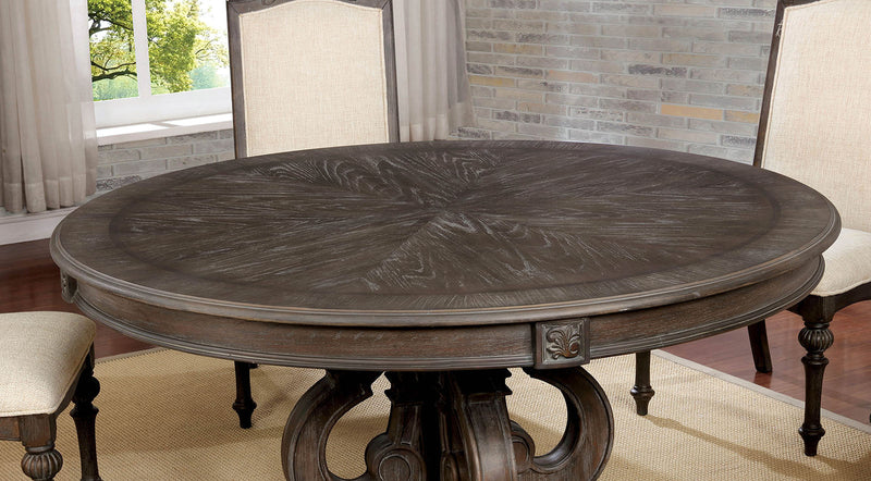 Arcadia Rustic Natural Tone/Ivory 5 Pc. Round Dining Room Set