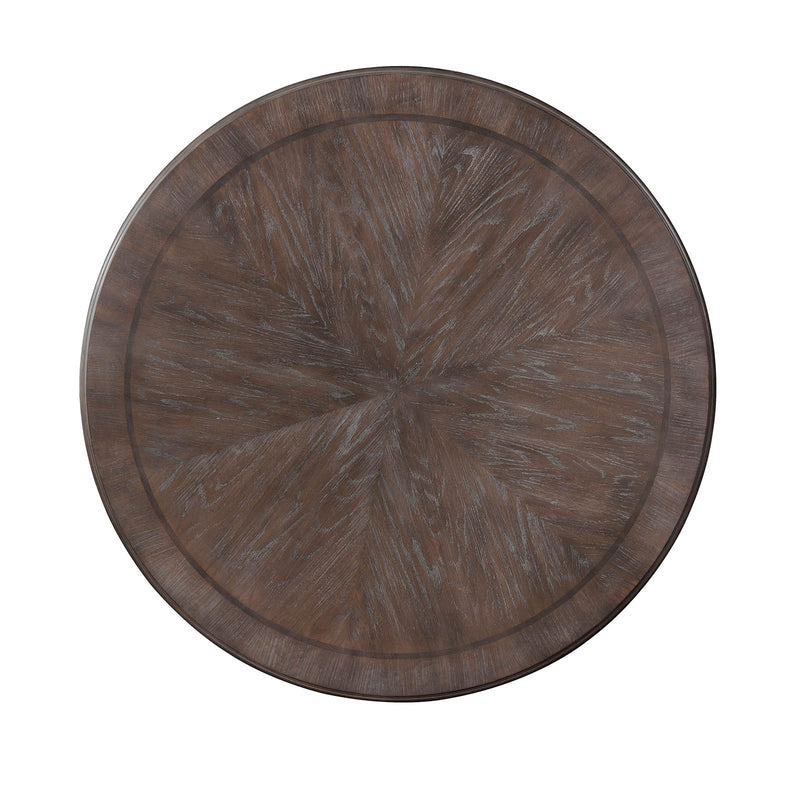 Arcadia Rustic Natural Tone/Ivory 5 Pc. Round Dining Room Set