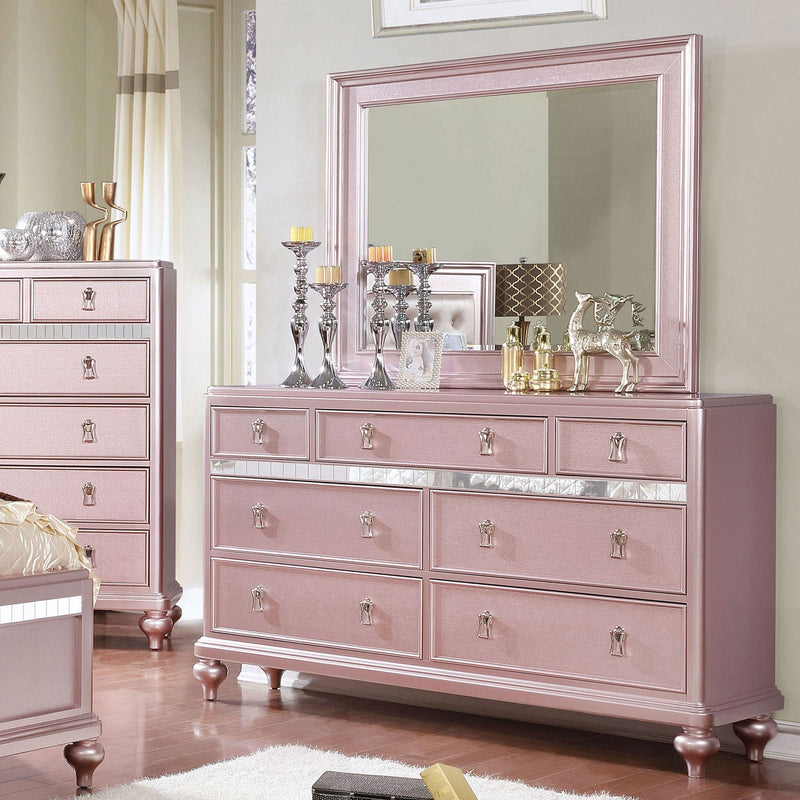Ariston Rose Gold 4 Pc. Full Bedroom Set