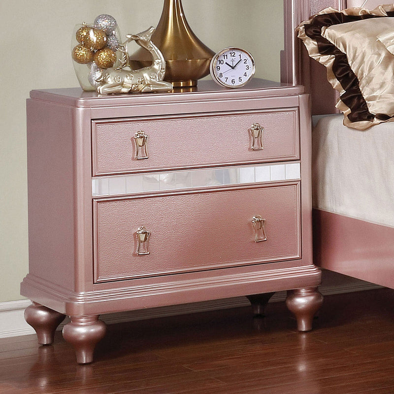 Ariston Rose Gold 4 Pc. Queen Bedroom Set