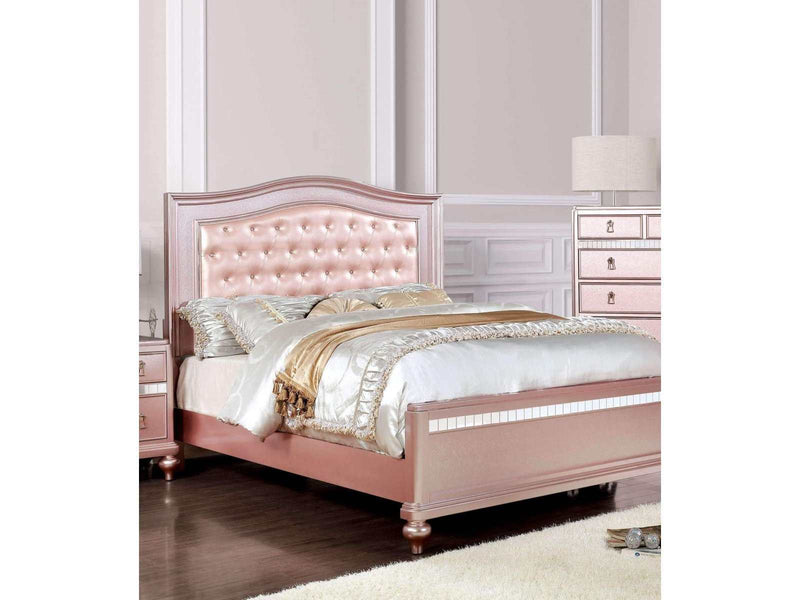 Ariston Rose Gold Twin Bed