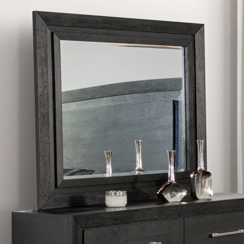 Ashbourne Black Queen 5 Piece Bedroom Set w/2 Nightstands