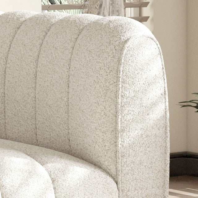 Aversa Off-White Loveseat