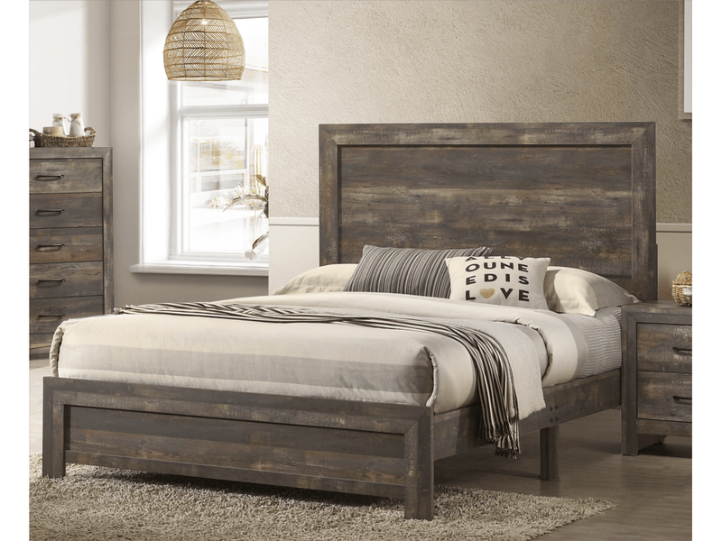 Aylsworth Dark Brown E.King Bed