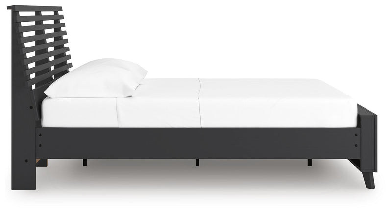 Danziar Slat Panel Bed
