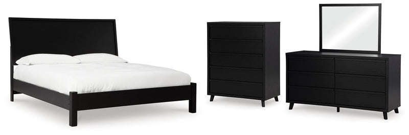Danziar Panel Bed Bedroom Set
