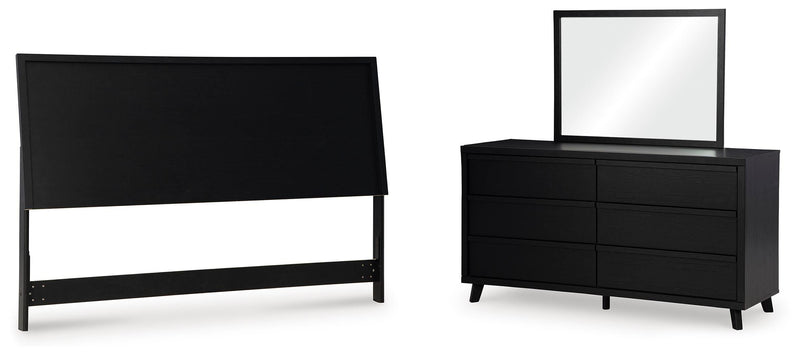 Danziar Panel Headboard Bedroom Set