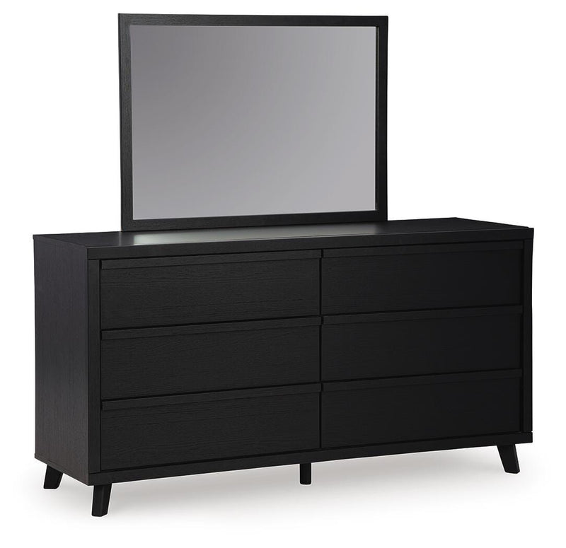 Danziar Slat Headboard Bedroom Set
