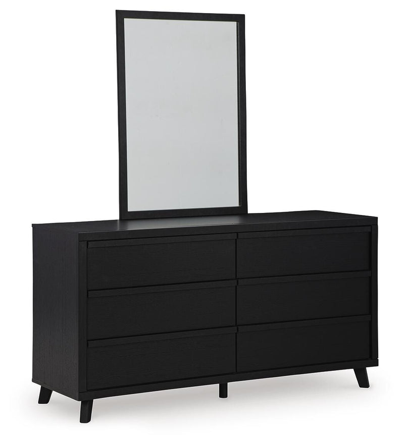 Danziar Slat Headboard Bedroom Set