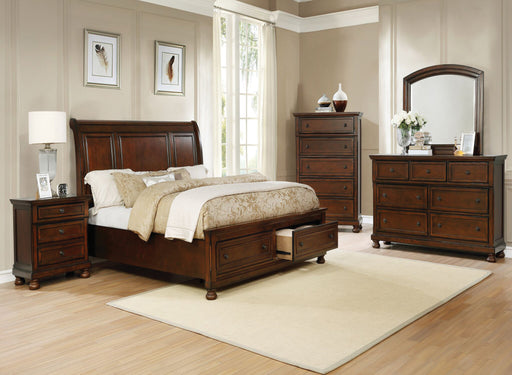 Chesmont Brown Cherry Bedroom Set